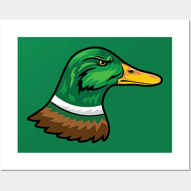 Cartoon Duck Wall Art by SWON Design